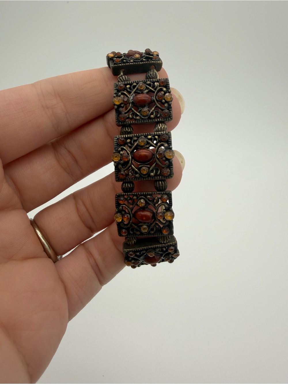 Vintage Mid-Century Copper Tone Bracelet